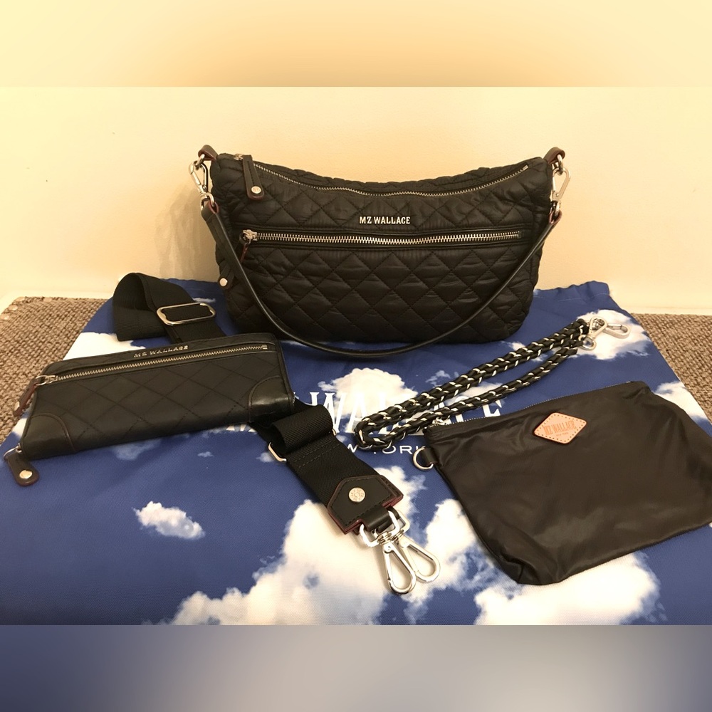 MZ Wallace Crosby Shoulder Bag w/Wallet